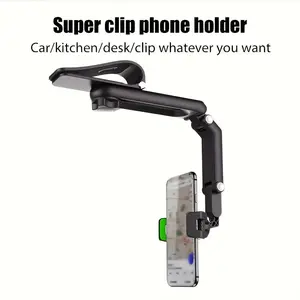 1pc APP-Visor- Universal  Rotating Sun Visor Cellphone Car Holder Universal Phone Holder Multifunction Mobile for IPhone Support Telephone