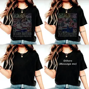 Vintage 2026 USA Gold Medal Champion Hockey Brothers Custom Bootleg Shirt, Sweatshirt, Hoodie H0002