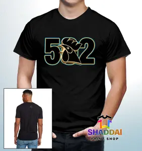 502 Tshirt Guatemala 3 Colors- Unisex Casual Clothing Cotton Fabric Menswear T-Shirt Graphic Basic Loose Short Sleeve Man Streetwear Crewneck Round Neck