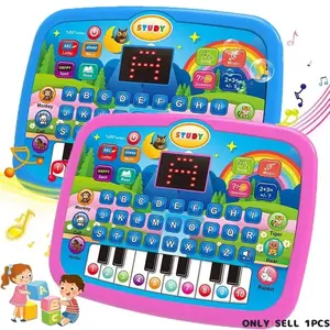 Kids Mini Tablet Learning Toy, Toddler Tablet, Realistic Computer Voice Reader, Pre-School Language Cognitive Gift, Educational Kids Toy, Learning Tool, Learning Machine, Learning Entertainment Tablet