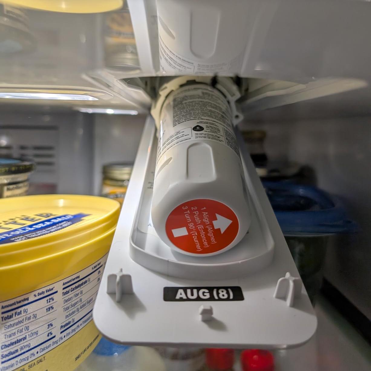 EveryDrop by Whirlpool EDR2RXD1 Refrigerator Water Filter 2,  Replacement for W10413645A, W10238154, NSF/ANSI 42 & 53 Certified, Reduces 28 Contaminants Including Lead & Pharmaceuticals – 6-Month / 200 Gallon