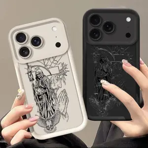 This "Death God Anti-Drop Anti-Slip TPU Phone Case" Offers Protection Against Drops And Slips. It Is Compatible with Models Such As for Iphone 17 Pro Max, 17, 16, 15, 14, 13, 12