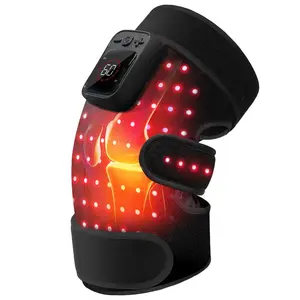 Red Light Therapy Knee Massager, Knee Pain Relief, Cordless 5000mAh Heated Knee Brace, 2026 Upgraded FSA Eligible Knee Heating Pad for Men Women, 70pcs Bead, 660nm & 850nm