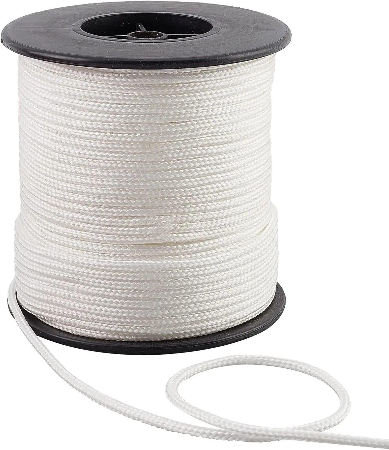 3mm 54yard White Parachute Cord Nylon Rope Cord Blinds String Braided Lift Shade Cord for Windows Repair Gardening  Cord for Camping Hiking Outdoor Activities