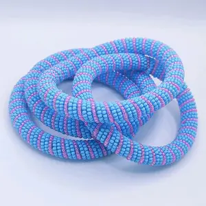 1 Piece African Fashion Maasai Colorful Bearded Bracelet Handmade with Unique Design for Daily Use (Randomly choose)