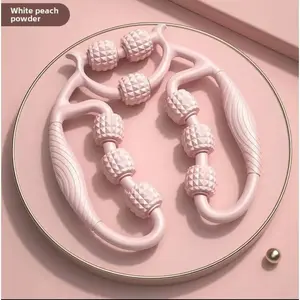 9 Wheels Muscle Roller, Leg Massager Muscle Relaxation Stretching Roller Foam Roller Deep Tissue Massager for Thigh Arms Leg Waist