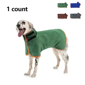 Quick Drying Pet Bathrobe, Absorbent Towel, Pet Dog Bathrobe, Suitable for Pet Bathing, Pet Swimming, Pet Supplies