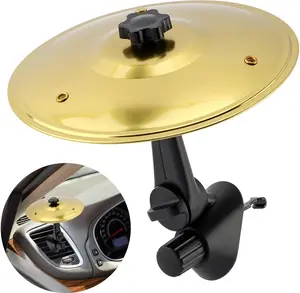 CarCymbal - Fun Air Vent Clips Drum Cymbal, Easy Clip-On Mini Cymbal for Music Lovers, Compact Durable Car Accessory for All Types Of Vehicles, Easy Installation and Rugged