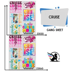 Cruise | Premade DTF Transfer Gang Sheet For Graphic Tees | Cruise