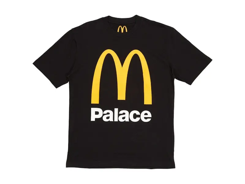 Palace Men's x McDonald's Logo T-shirt Black, from StockX