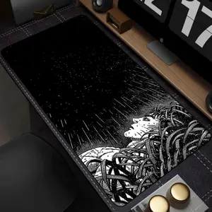 Berserk Anime Gaming Mouse Pad 80×30cm, Stitched Edge Desk Mat, Non-Slip Keyboard Mat, PC Gaming and Office Computer Accessories