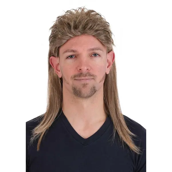 Men's Mullet Costume Wig