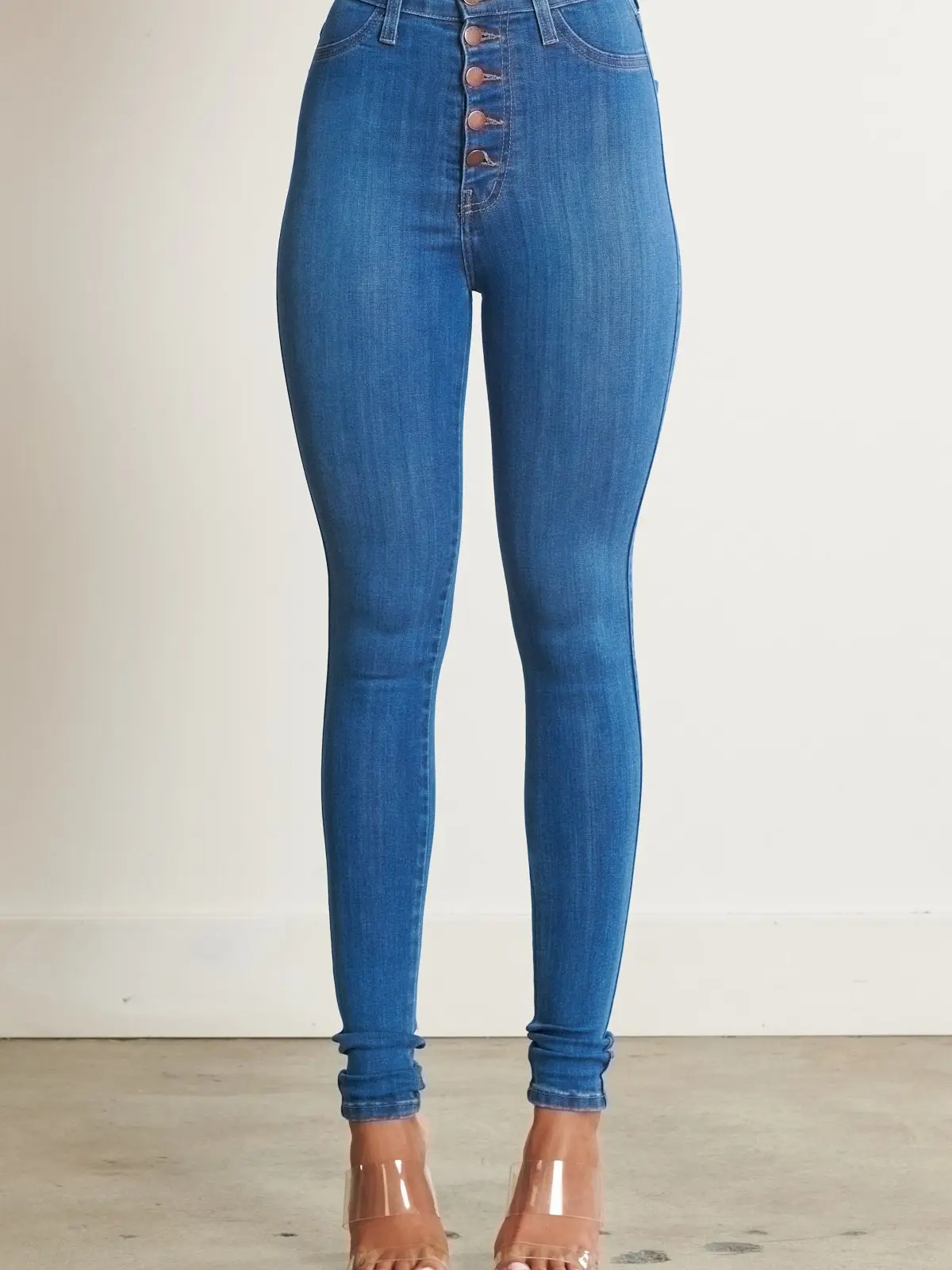 [P1114] Nora Button Up Jeans