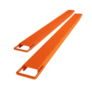 GARVEE 4.5 Inch Width Forklift Extensions, 96"Fork Extensions, Heavy Duty Steel Pallet Fork Extensions, 1 Pair Forklift Extensions, Orange