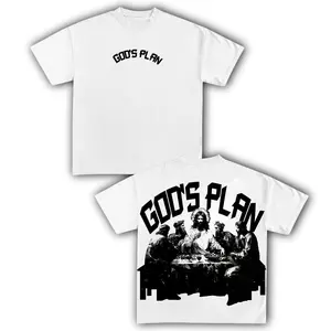 Unisex Mens Gods Plan Faith Tshirt, Vintage Graphic Round Neck Tee, Graphic Tee, Faith in Style, Street Cotton Shirts, men gifts, Machine Washable