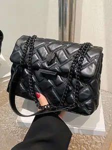 Women's Fashion Shoulder Bag, Vintage Handbag Design, Versatile Crossbody Chain Bag for Daily Use, Stylish and Practical Accessory