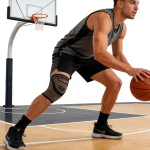 1PCS Hamstring Compression Sleeve -Copper Thigh Compression Sleeve for Women Men-Thigh Braces for Quad Supports,Groin Pull Relief,Running