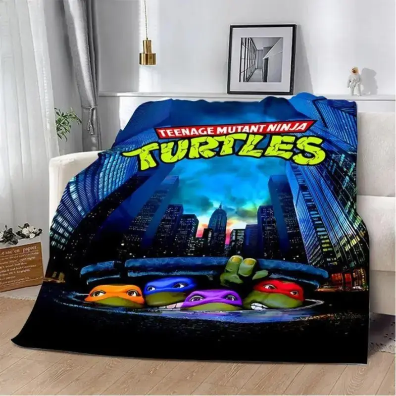 Teenage Mutant Ninja Turtles Printed Blanket Picnic Blanket Warm Soft Comfortable For Home Travel Perfect Gift Birthday Halloween Christmas