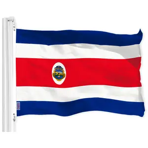 Costa Rica (Costa Rican) Flag 150D Printed Polyester 3x5 Ft Costa Rica (Costa Rican) Flag 150D Printed Polyester 3x5 Ft