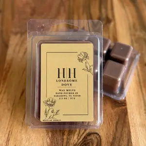 H|H Lonesome Dove 2.5oz 71g Scented Wax Cubes for Home Fragrance Hand Poured in Sarasota,FL