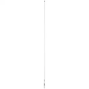 Scout White 8' VHF Antenna 6db QuickFit 5M Cable FME Brass Copper
