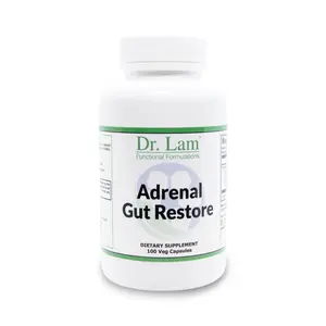 Dr. Lam Adrenal Gut Restore – Licorice, Aloe & Herbal Digestive Support | 100 Veg Capsules
