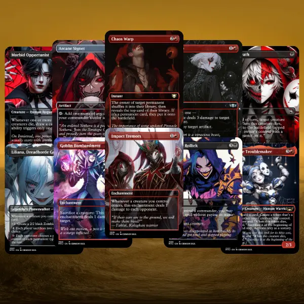 Deadpool Lost Precon Jester of Crimson Chaos Commander Proxy Deck 100 Cards Rakdos Chaotic Mercenary Build Dark Jester Assassin Theme Fantasy Gift for Card Collectors - TikTok Shop Deadpool Lost Precon Jester of Crimson Chaos Commander Proxy Deck 100 Cards Rakdos Chaotic Mercenary Build Dark Jester Assassin Theme Fantasy Gift for Card Collectors - TikTok Shop