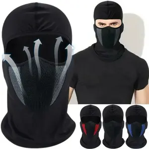 New Full Face Mask Hat for Women & Men Motorcycle Balaclava for Cycling Sports Dustproof Windproof Scarf Headgear Unisex Polyester 23x38cm
