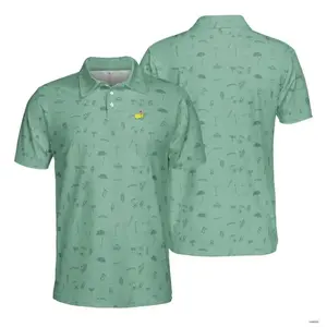 Masters Golf Polo 2025 – Men’s PGA Golf Shirt Designed with Modern Styling, Breathable Comfort, and Timeless Course Appeal