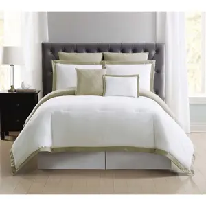 Truly Soft Everyday Hotel Border Full/Queen Comforter Set