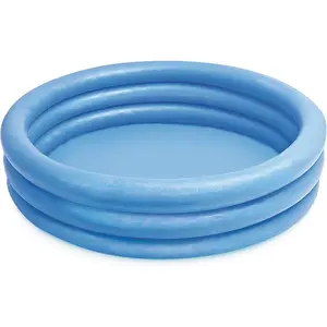 Crystal Blue Inflatable Kiddie Swimming Pool, 45in x 10in