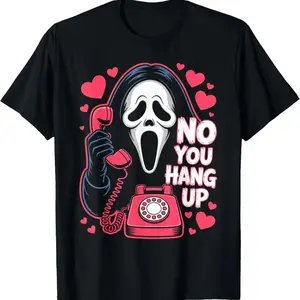 Cute Creepy Horror Make My Heart Scream Valentine’s Day T-Shirt 100% Cotton