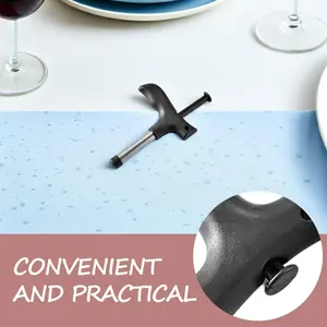 Stainless Steel Coconut Shell Opener Set, Non-Slip Handle, Portable Straw Hole Maker, Easy Fresh Coconut Juice at Home Kitchen