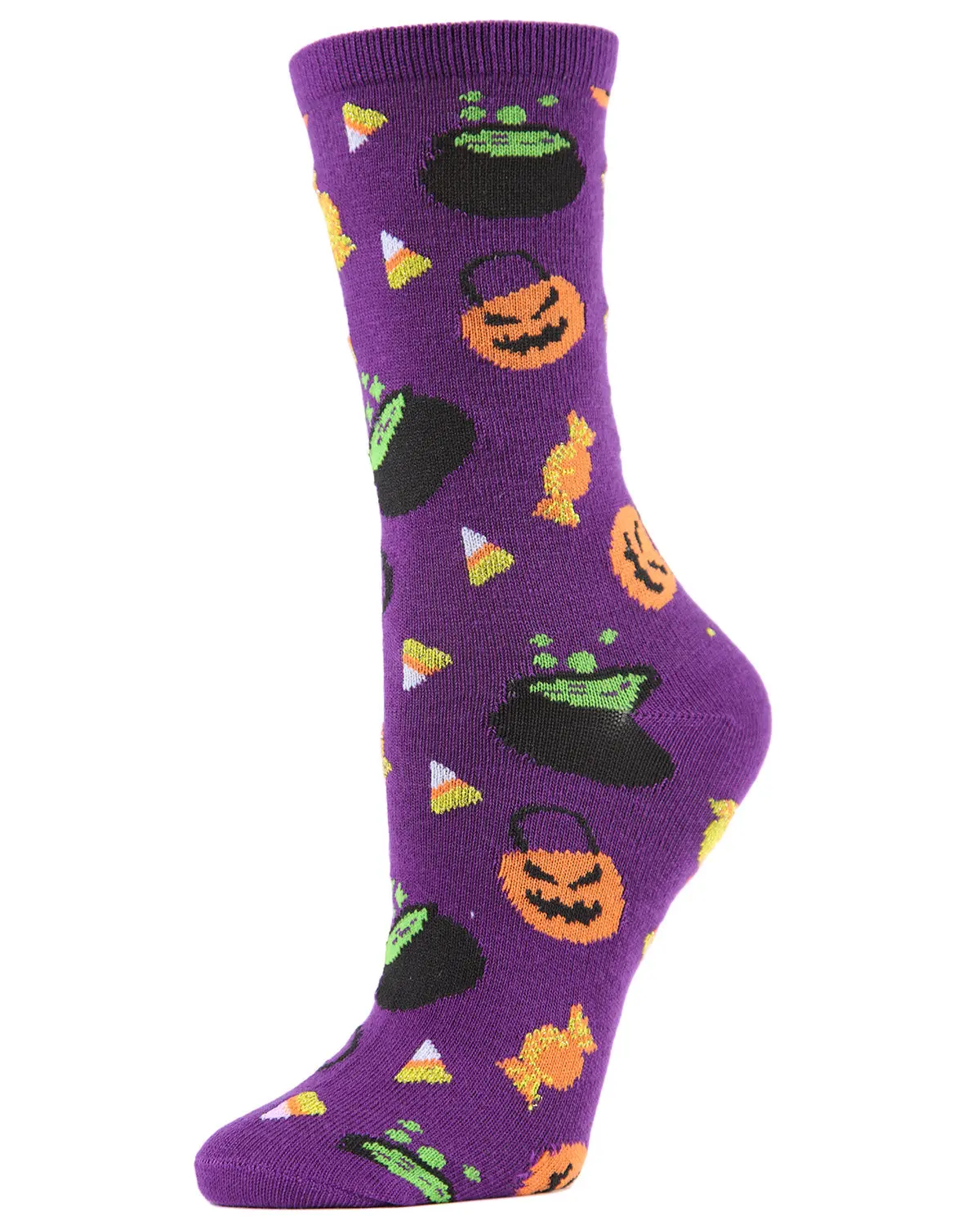 Women's Festive Pumpkin Crew Socks