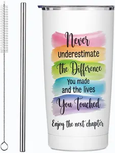 Funny Coworker Gifts for Women Men Coworker Leaving Gifts New Job, Going Away, Retirement, Farewell, Office Appreciation, Birthday Gift for Friends, Work Bestie-20oz Tumbler with Lid and Straw