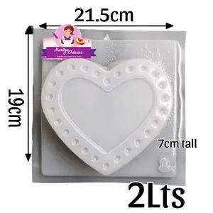 Heart with Frame Jello Mold / Corazon con Marco Molde Gelatina
