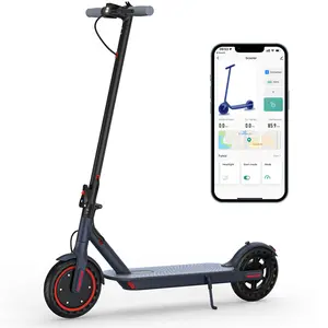 MAXSHOT Electric Scooter for Adults, 8.5" Tires, 19Mph, 350W Motor, 21Miles Range, Folding E-Scooter with Dual Suspension,APP