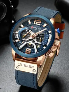 Multifunctional Waterproof Men's Tactical Chronograph Watch, Waterproof Wristwatch, High-End Large Dial Fashion Timepiece with Calendar, Perfect Youth Gift