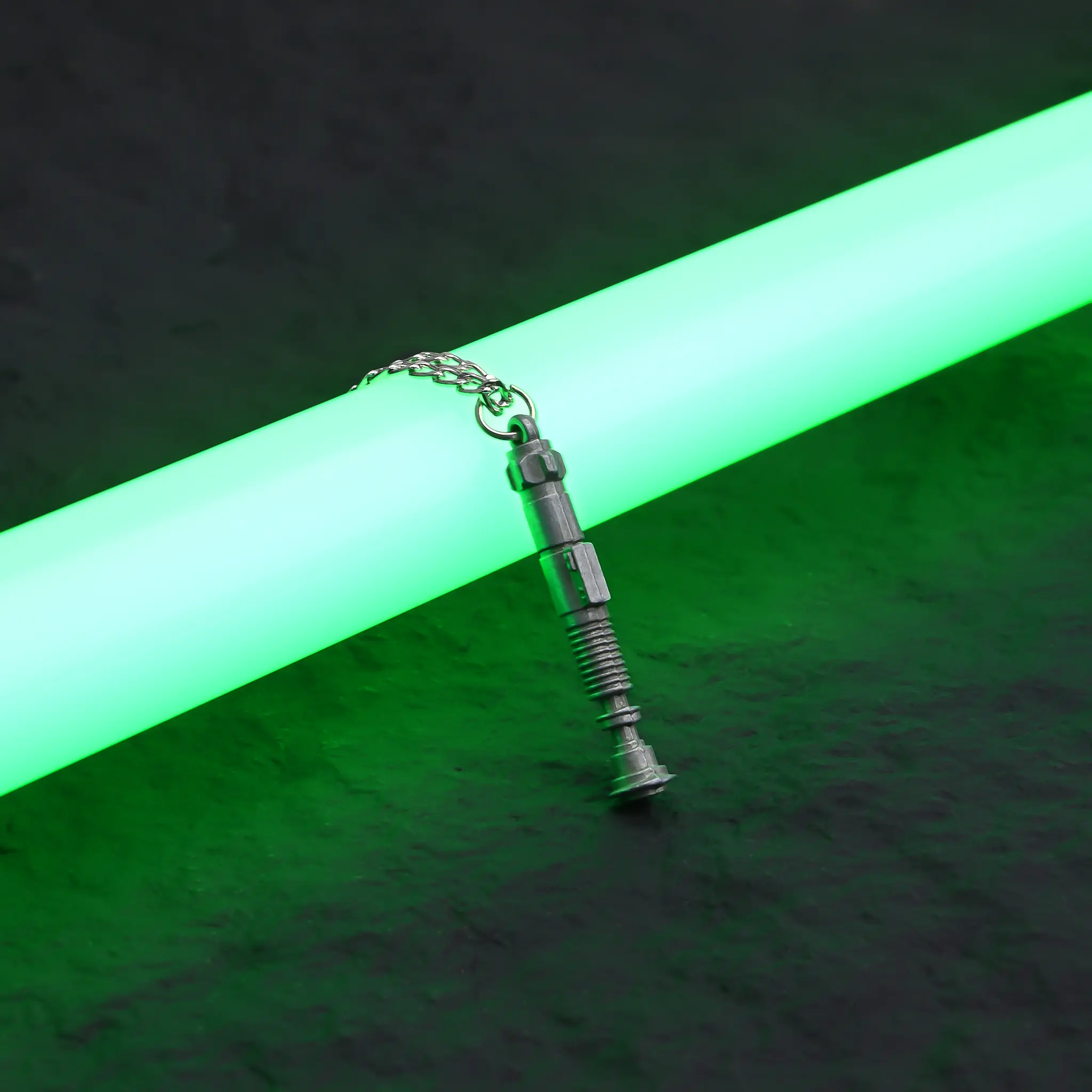 Buy 1 Get 1 FREE LSW Mini Lightsaber Necklace SW Jewelry Jedi Pendant Zinc Alloy Inspired Gift Cosplay Pendant