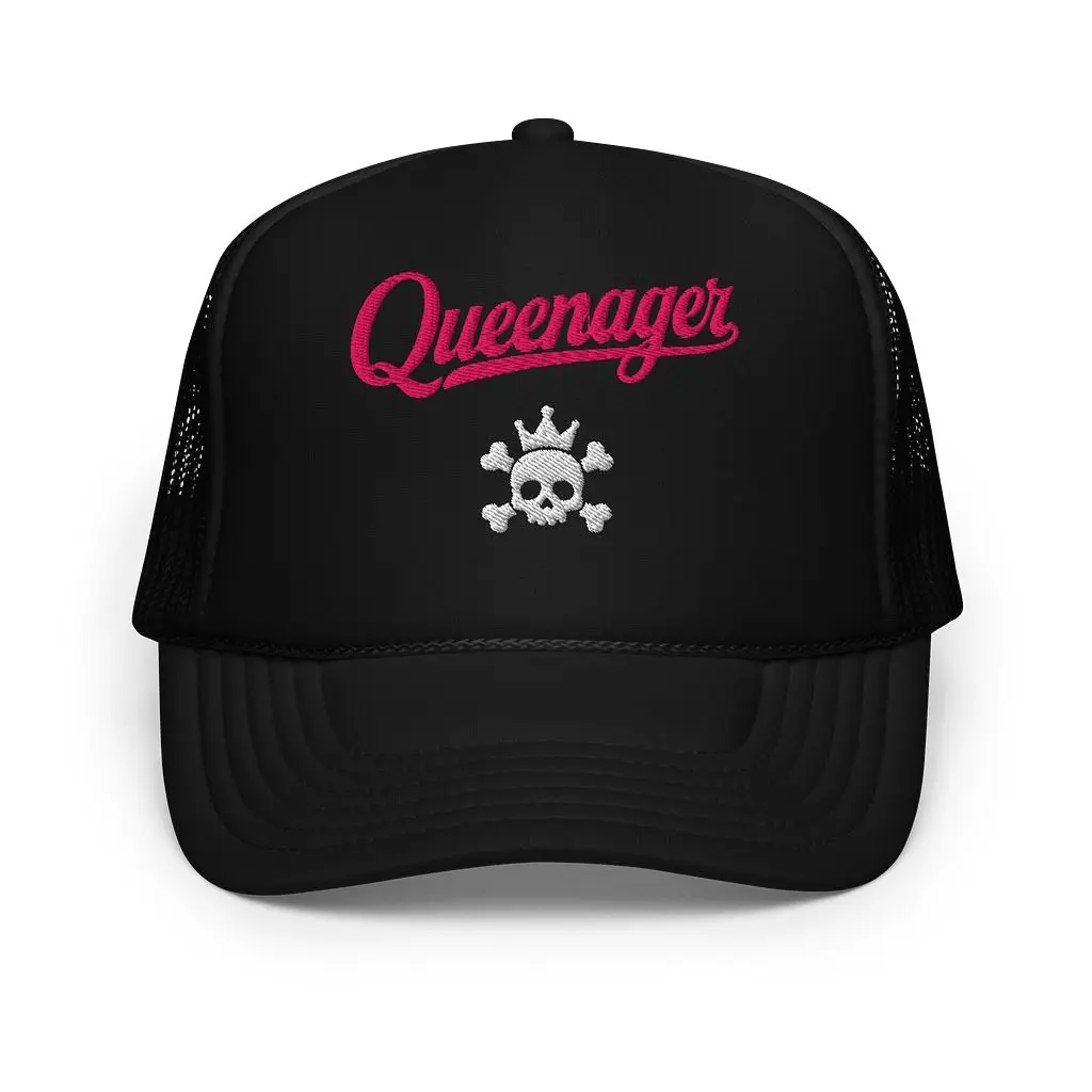 Snowflake Queenager Trucker Hat
