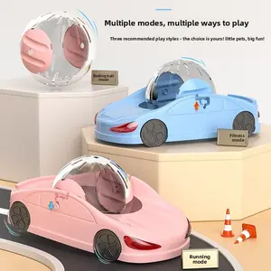 Hamster Sports Car Djungarian Hamster Running Ball Extra Large Hamster Toy Car Hamster Grounder Roller Small Pet Running Wheel Baby Walker