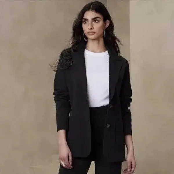 S Black Banana Republic $180 Milano Sweater Blazer Cardigan