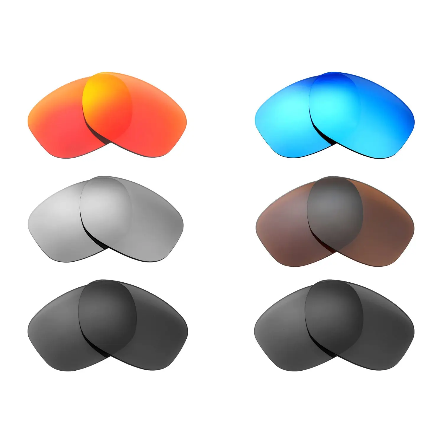 Walleva Replacement Lenses for Ray-Ban RB4101 Jackie Ohh (58mm)
