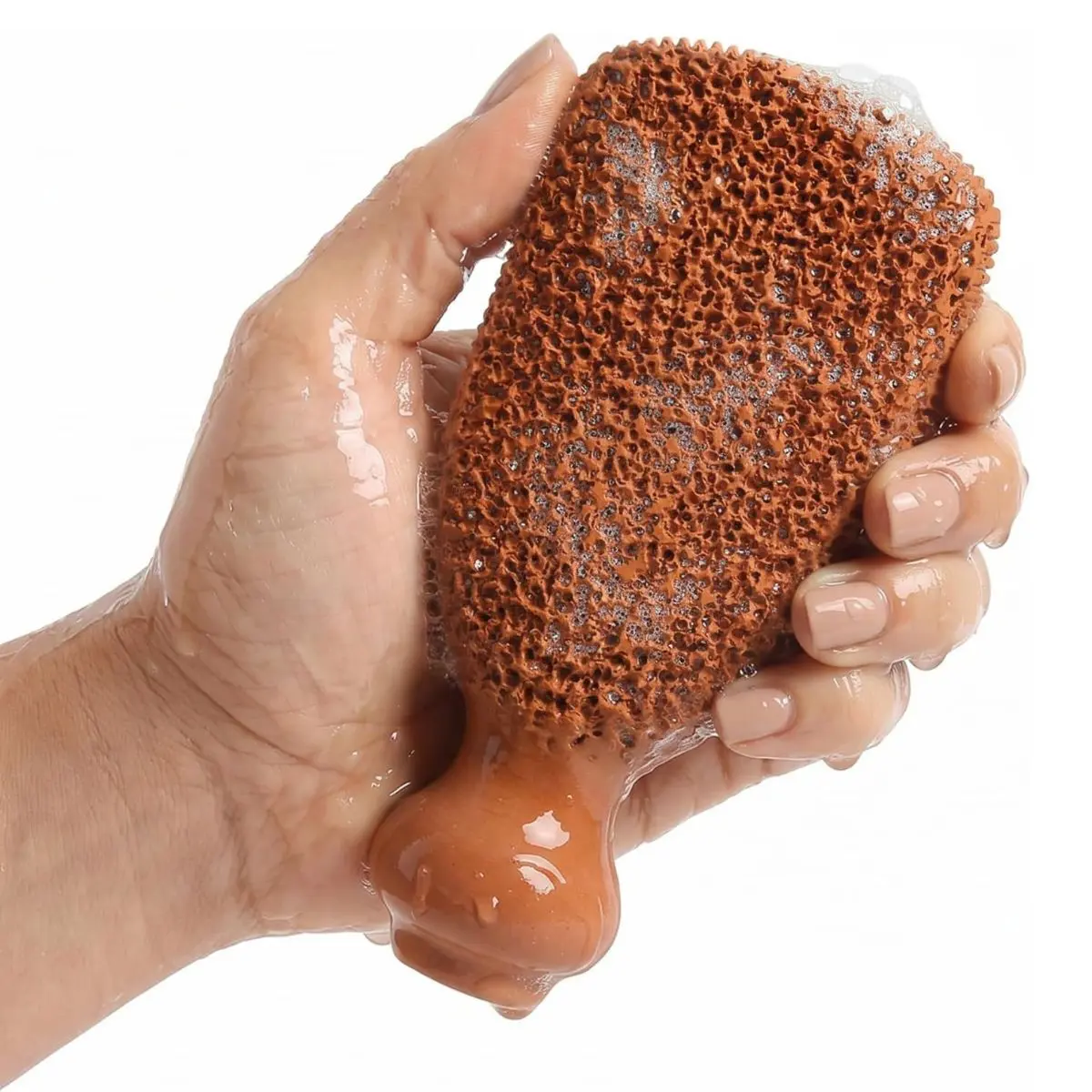 Natural Terra Cotta Pumice Stone – Foot Scrubber & Callus Remover for Smooth, Soft Feet