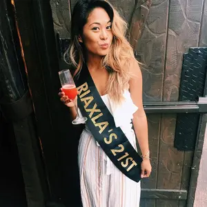 Custom Party Sash For Ladies - Customized Girl Accessories