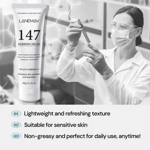 147 Barrier Cream with Avocado Extract - Deeply Nourishes the Skin and Strengthens the Skin Barrier, Softens and Lifts the Skin, Long-Lasting and Non-Greasy Moisturization - Suitable for All Skin Types, Gentle Hydration
