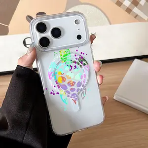 Compatible with for iphone 17, This Clear Phone Case Is Shock-Resistant, Magnetic, Resistant to Yellowing, Scratches, And Fingerprints. It Showcases a Colorful Turtle Pattern And Fits Various for iphone Models Including 17/17 Pro/17 Pro Max/17 Air