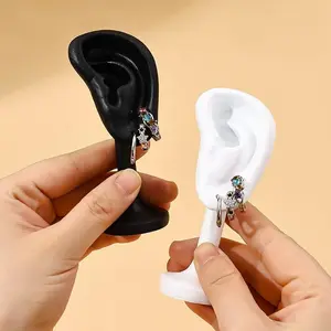 Ear Design Resin Earring Display Stand, Earring Model Display Rack, Jewelry Photography Display Stand for Earrings, Home Organizer, Earring Storage, Earring Holder