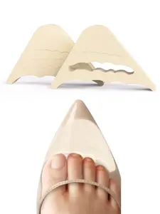 High Heel Toe Plug Insert Adjustment Size Insoles, Women Shoes Toe Front Filler Cushion, Anti-heel Drop Protector, Cushioned Insole, Non Slip Soles