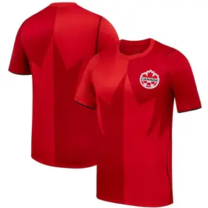 2026 Canada National Soccer Team Style Jersey Home Shirt, Patriotic Football Jersey, All Over Print Unisex Soccer Jersey, Sports Fan Apparel Top